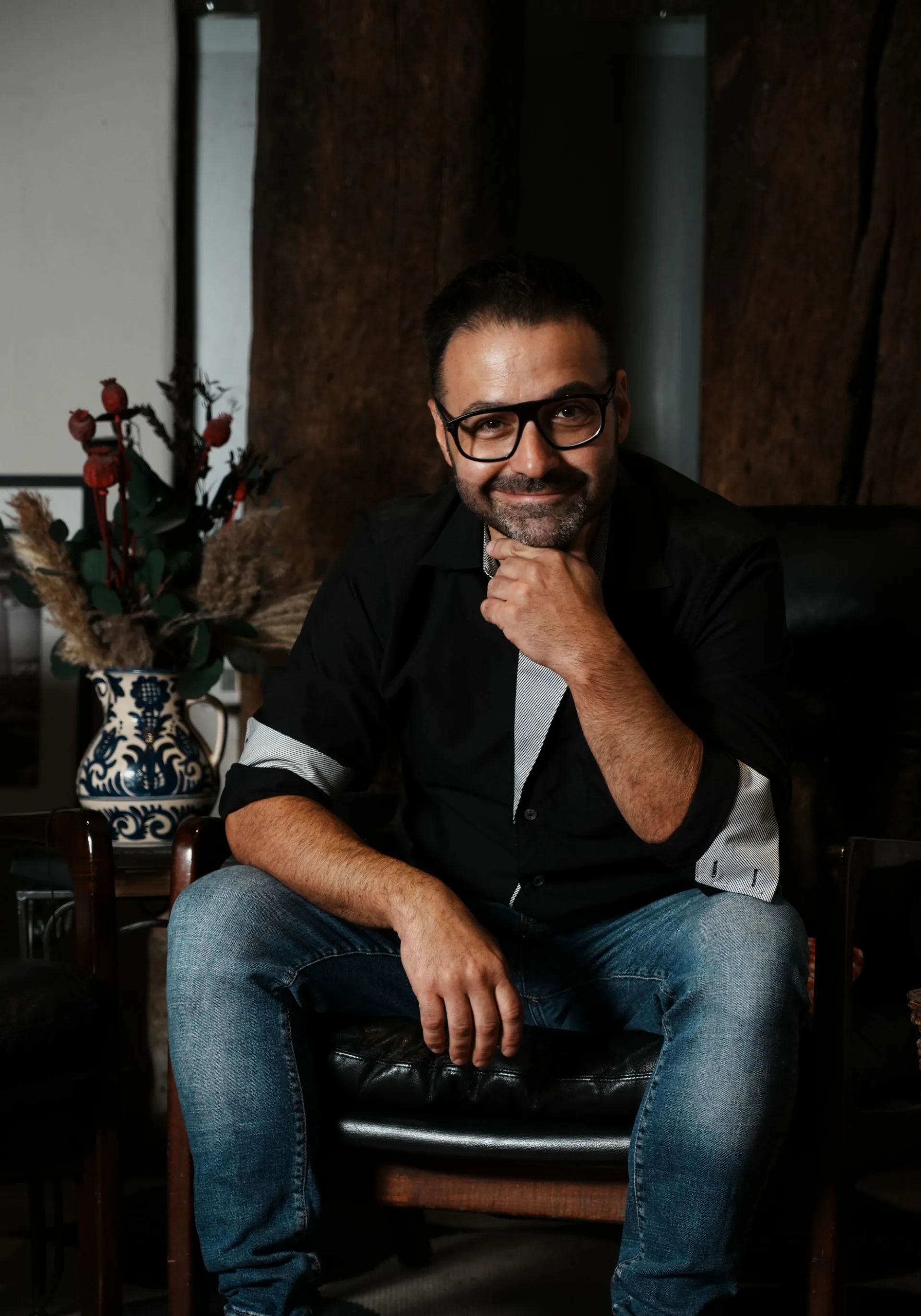 Davide D'Antoni, Gründer von Riservati, in seinem Restaurant