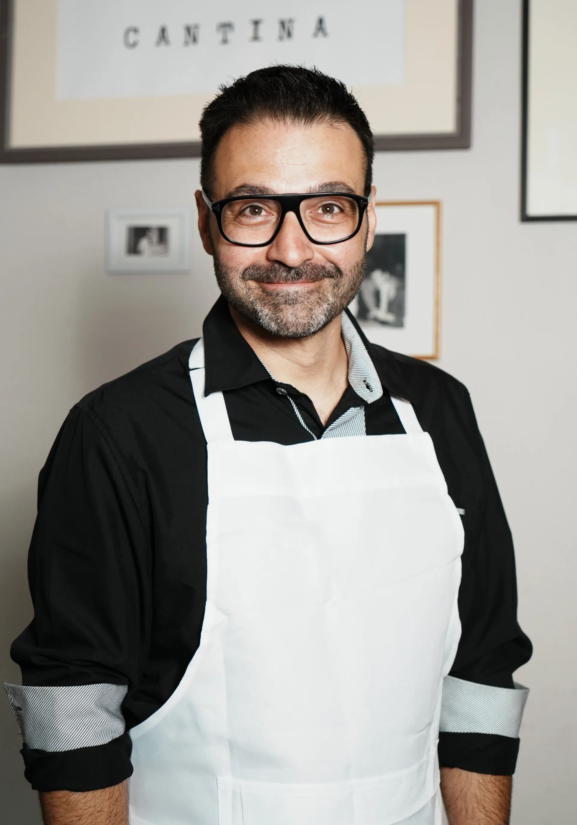 Davide D'Antoni in seinem Restaurant